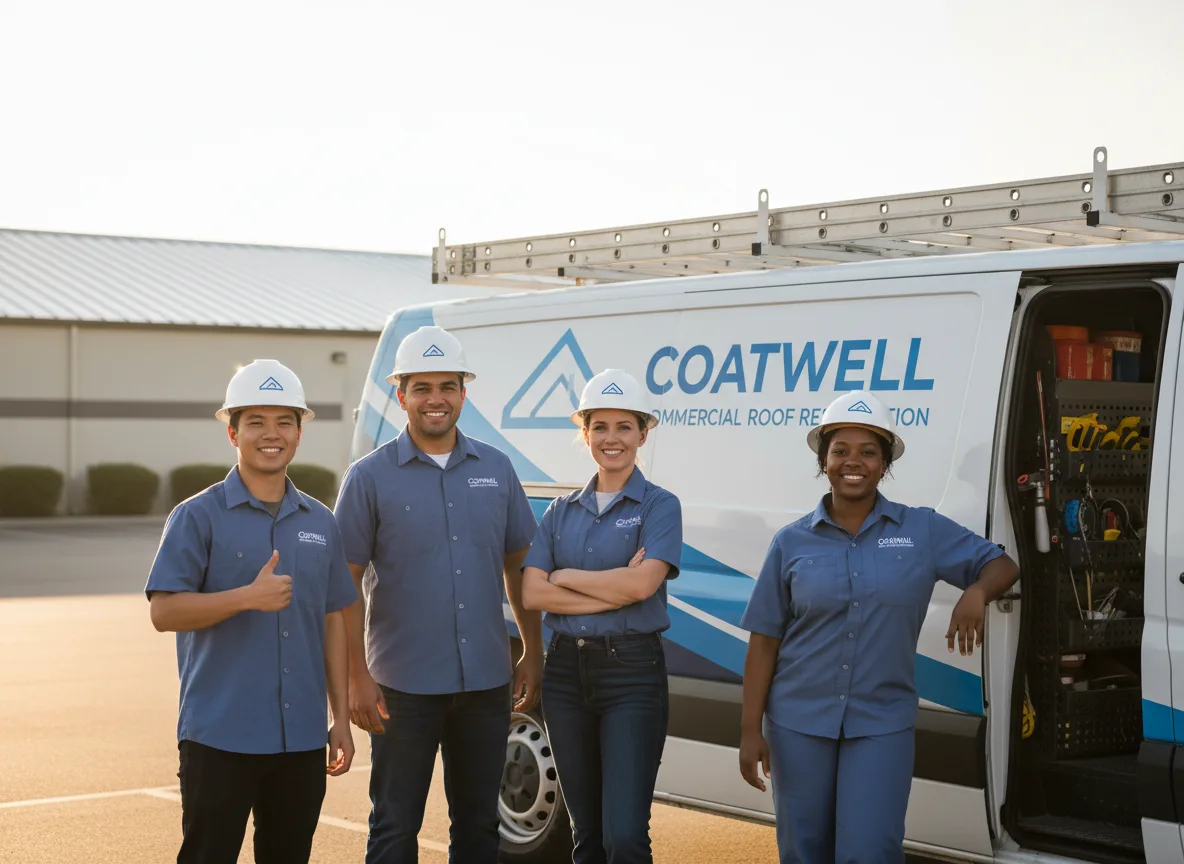 Commercial roof coating company in Fowler, CA